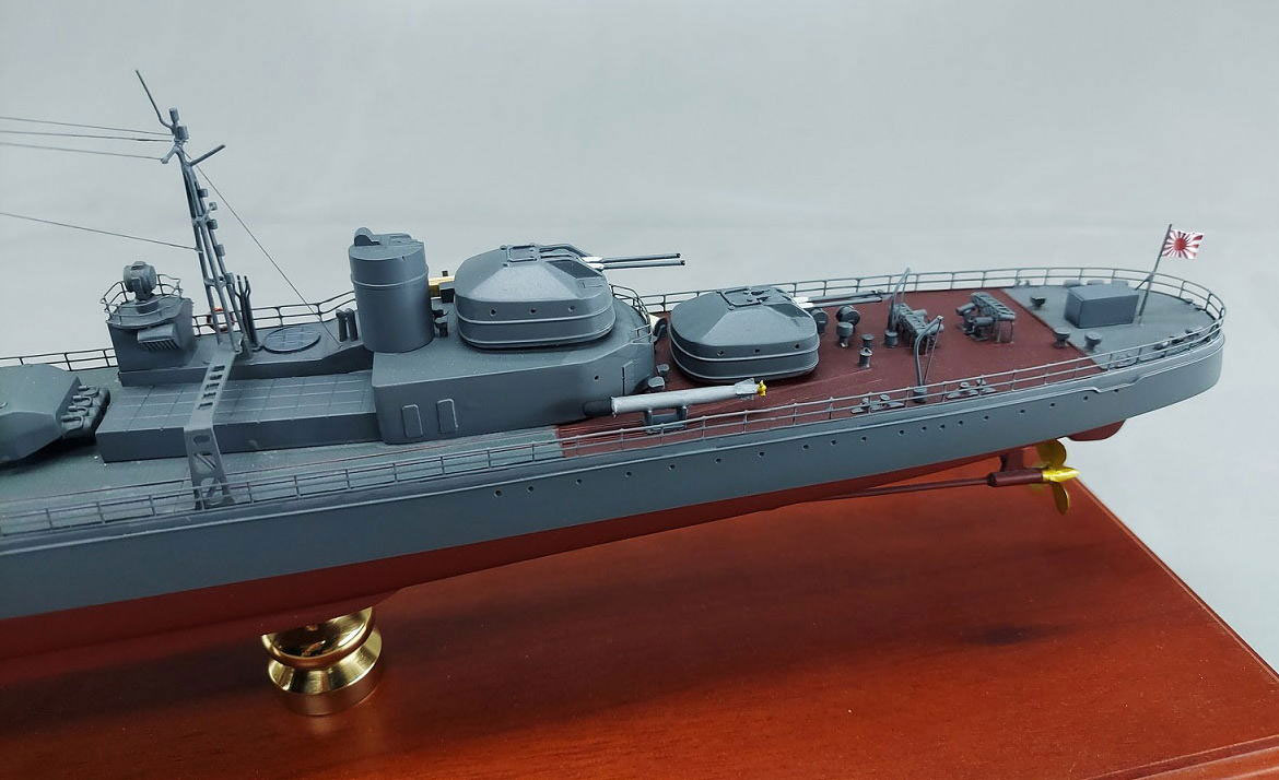 駆逐艦雪風 YUKIKAZE　1/350,1/200,1/144,1/100 精密艦船模型 ハンドメイド木製艦船模型、精密模型製作・販売の専門店 ウッドマンクラブ