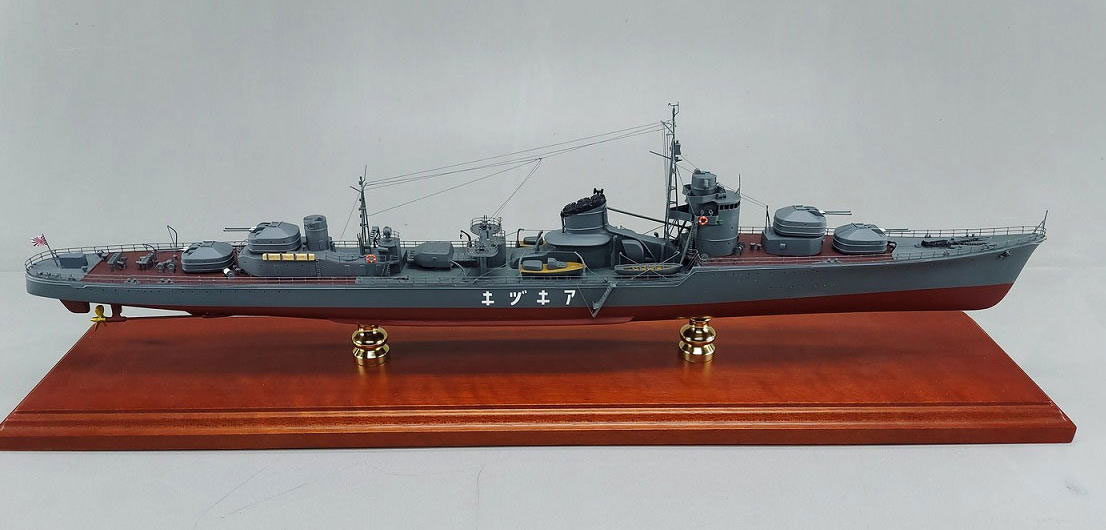 駆逐艦雪風 YUKIKAZE　1/350,1/200,1/144,1/100 精密艦船模型 ハンドメイド木製艦船模型、精密模型製作・販売の専門店 ウッドマンクラブ