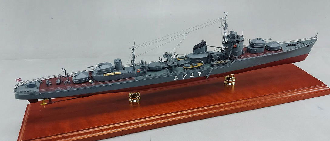 駆逐艦雪風 YUKIKAZE　1/350,1/200,1/144,1/100 精密艦船模型 ハンドメイド木製艦船模型、精密模型製作・販売の専門店 ウッドマンクラブ