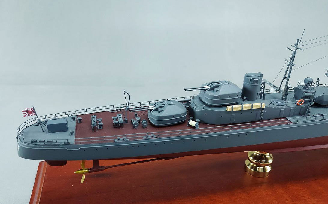 駆逐艦雪風 YUKIKAZE　1/350,1/200,1/144,1/100 精密艦船模型 ハンドメイド木製艦船模型、精密模型製作・販売の専門店 ウッドマンクラブ