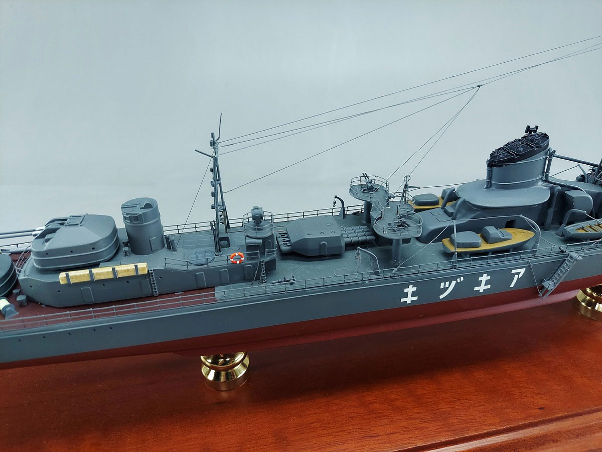 駆逐艦雪風 YUKIKAZE　1/350,1/200,1/144,1/100 精密艦船模型 ハンドメイド木製艦船模型、精密模型製作・販売の専門店 ウッドマンクラブ