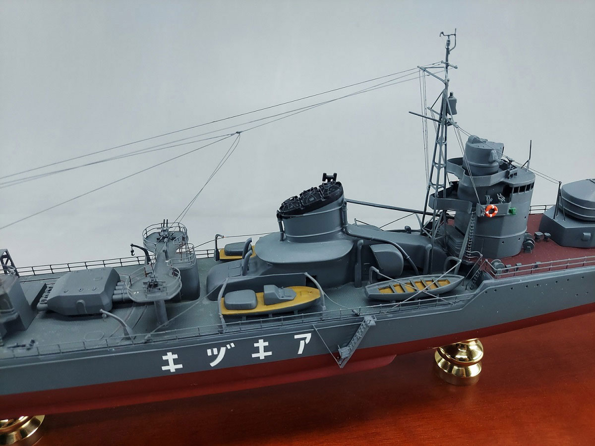 駆逐艦雪風 YUKIKAZE　1/350,1/200,1/144,1/100 精密艦船模型 ハンドメイド木製艦船模型、精密模型製作・販売の専門店 ウッドマンクラブ