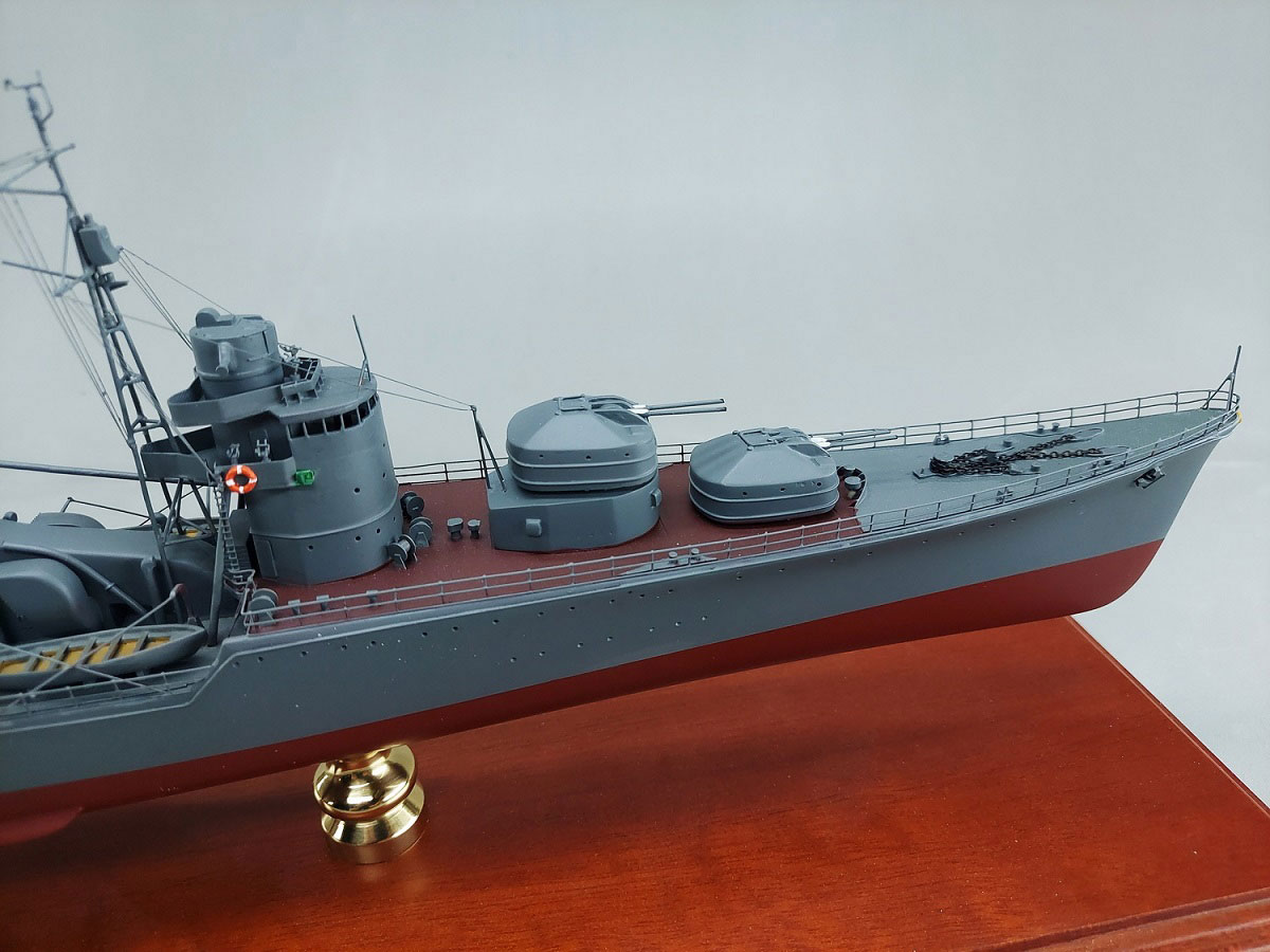 駆逐艦雪風 YUKIKAZE　1/350,1/200,1/144,1/100 精密艦船模型 ハンドメイド木製艦船模型、精密模型製作・販売の専門店 ウッドマンクラブ