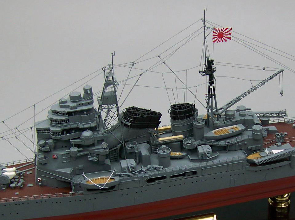 重巡鳥海精密模型完成品塗装済、1/350,1/200,1/144,1/100,木製ハンドメイド艦船精密模型製作専門店、ウッドマンクラブ