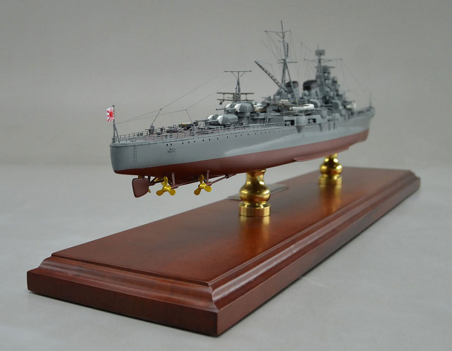 重巡妙高精密模型完成品塗装済、1/350,1/200,1/144,1/100,木製ハンドメイド艦船模型重巡妙高、ウッドマンクラブ