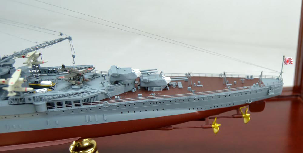 重巡摩耶精密模型完成品塗装済、1/350,1/200,1/144,1/100,木製ハンドメイド艦船模型重巡摩耶、ウッドマンクラブ