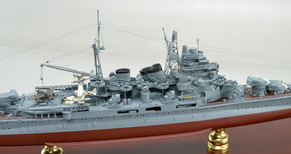 重巡摩耶精密模型完成品塗装済、1/350,1/200,1/144,1/100,木製ハンドメイド艦船模型重巡摩耶、ウッドマンクラブ