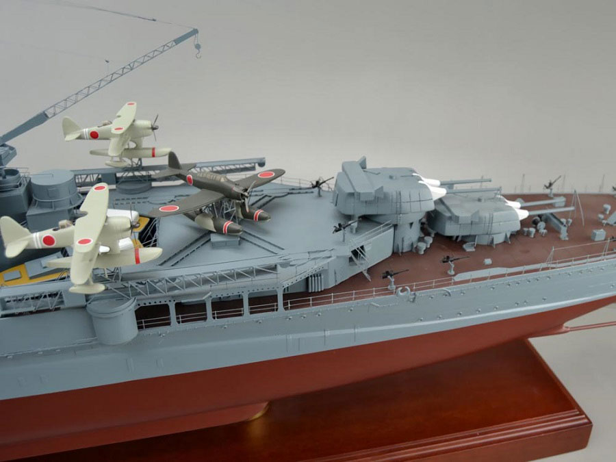 重巡摩耶精密模型完成品塗装済、1/350,1/200,1/144,1/100,木製ハンドメイド艦船模型重巡摩耶、ウッドマンクラブ