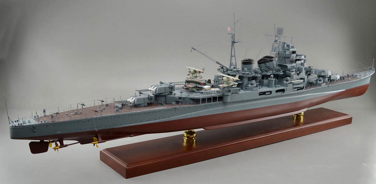 重巡摩耶精密模型完成品塗装済、1/350,1/200,1/144,1/100,木製ハンドメイド艦船模型重巡摩耶、ウッドマンクラブ