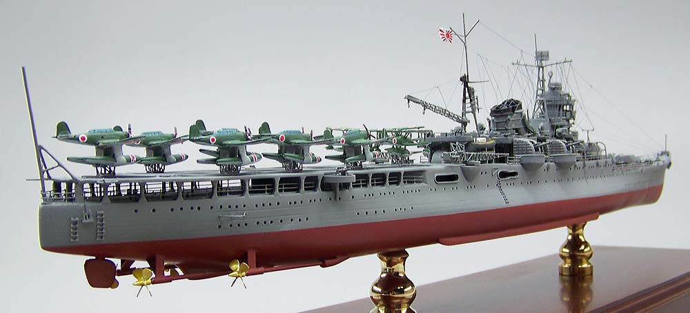 重巡洋艦 最上のジオラマ