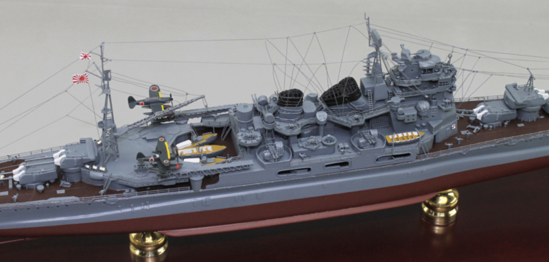 重巡高雄精密模型完成品塗装済、1/350,1/200,1/144,1/100,木製ハンドメイド艦船模型重巡高雄、ウッドマンクラブ