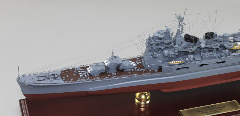 重巡高雄精密模型完成品塗装済、1/350,1/200,1/144,1/100,木製ハンドメイド艦船模型重巡高雄、ウッドマンクラブ