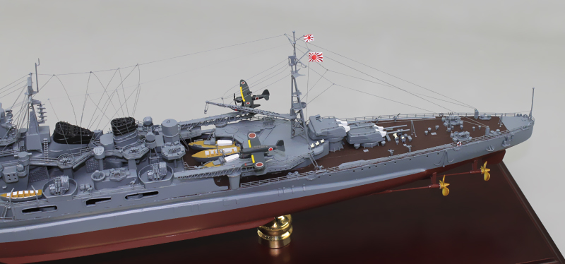 重巡高雄精密模型完成品塗装済、1/350,1/200,1/144,1/100,木製ハンドメイド艦船模型重巡高雄、ウッドマンクラブ