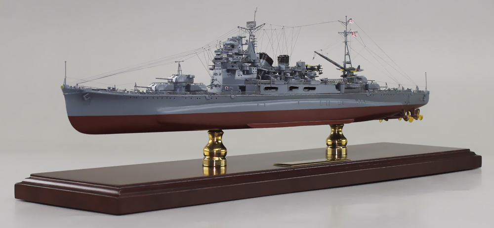 重巡高雄精密模型完成品塗装済、1/350,1/200,1/144,1/100,木製ハンドメイド艦船模型重巡高雄、ウッドマンクラブ