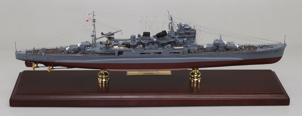 重巡高雄精密模型完成品塗装済、1/350,1/200,1/144,1/100,木製ハンドメイド艦船模型重巡高雄、ウッドマンクラブ