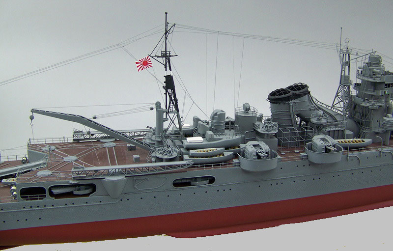 重巡利根精密模型完成品塗装済、1/350,1/200,1/144,1/100,木製ハンドメイド艦船模型、ウッドマンクラブ