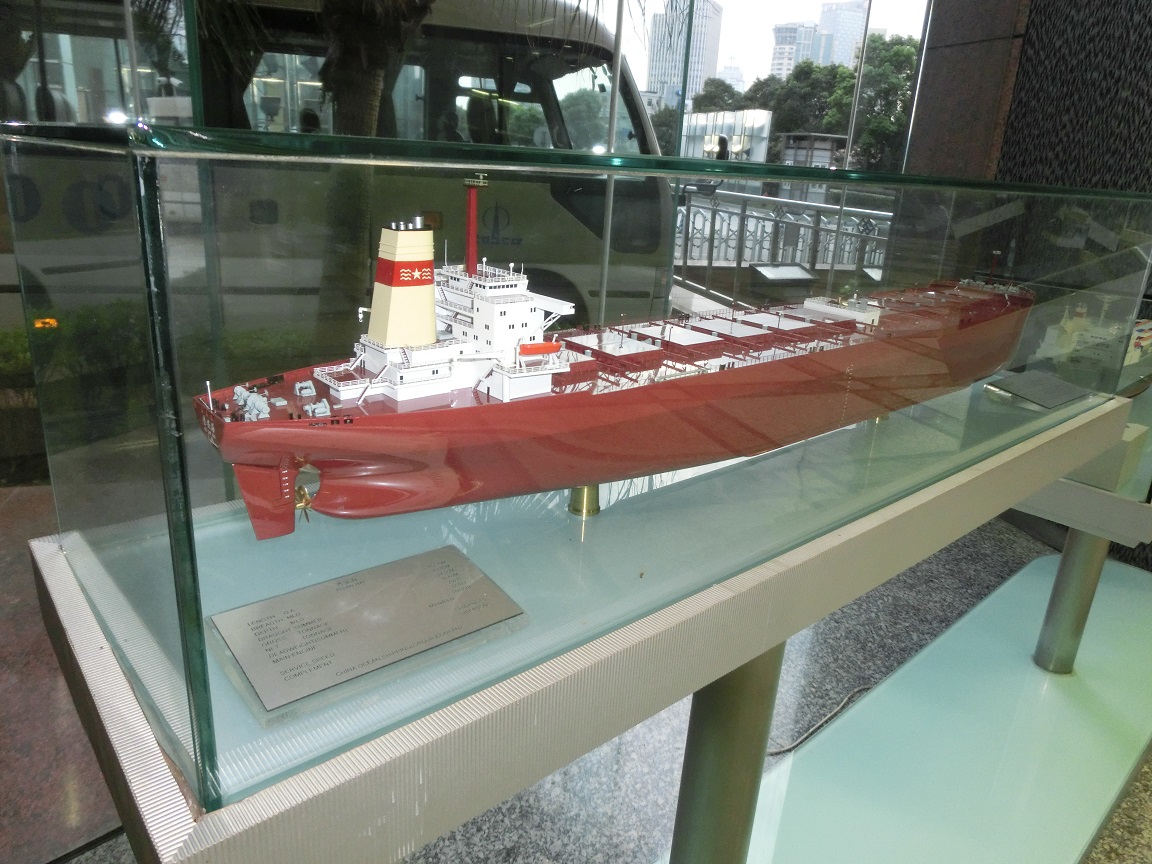 コスコ・コンテナ・ラインズ(COSCO Container Lines)社(中国上海)超精密船舶模型完成品の製作と通販専門店 ウッドマンクラブ
