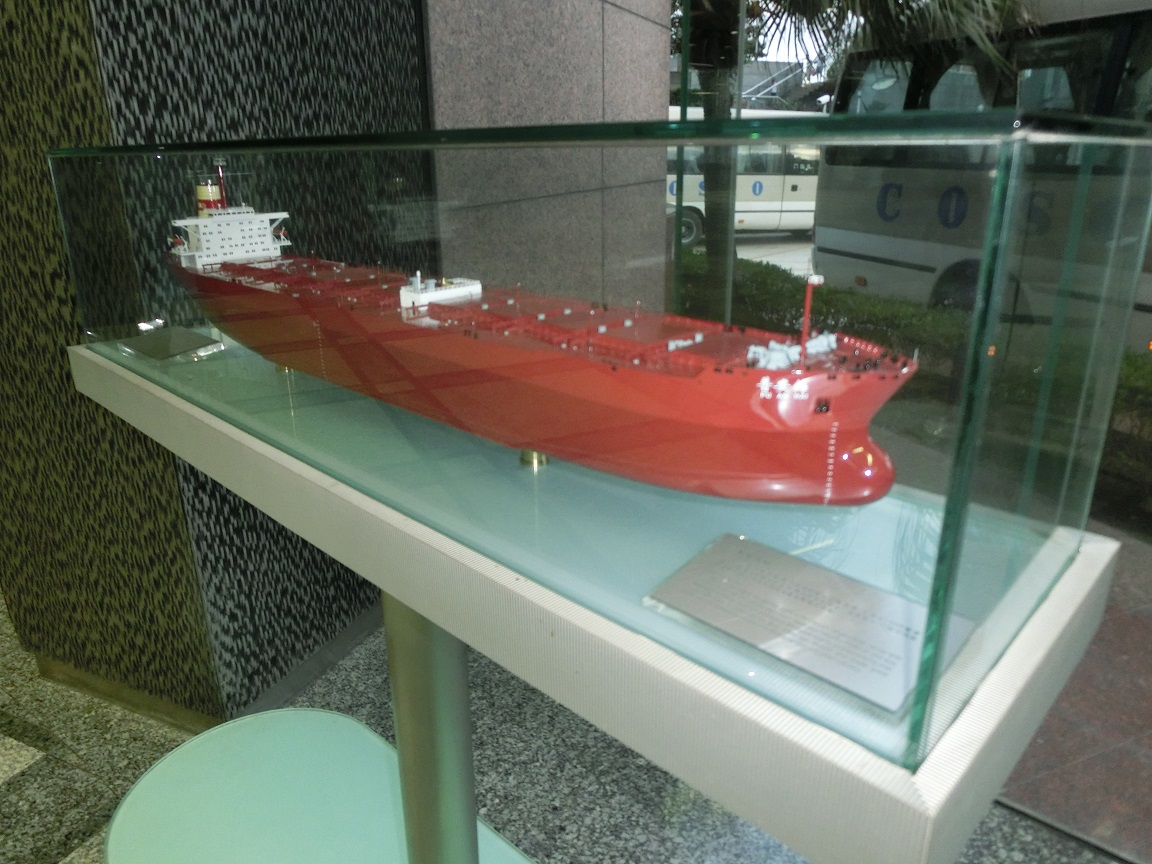 コスコ・コンテナ・ラインズ(COSCO Container Lines)社(中国上海)超精密船舶模型完成品の製作と通販専門店 ウッドマンクラブ