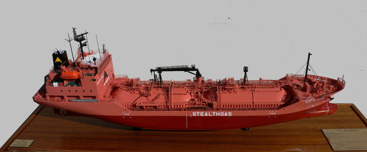 ステレス(STEALTH GAS)ガス船,FRP製,精密船舶模型製作販売専門店,ウッドマンクラブ