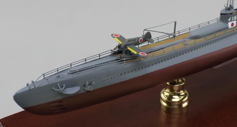 伊号第十九潜水艦（イ19）精密模型完成品塗装済、1/350イ19,1/200イ-19,1/144イ19,1/100イ-19,木製ハンドメイド、ウッドマンクラブ