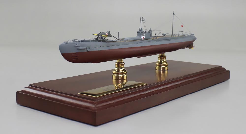 伊号第十九潜水艦（イ19）精密模型完成品塗装済、1/350イ19,1/200イ-19,1/144イ19,1/100イ-19,木製ハンドメイド、ウッドマンクラブ