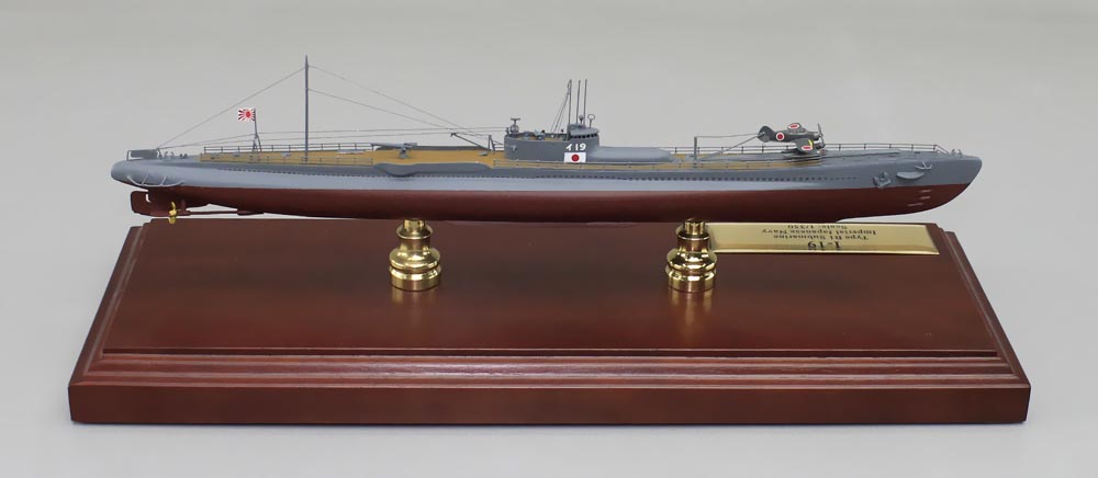 伊号第十九潜水艦（イ19）精密模型完成品塗装済、1/350イ19,1/200イ-19,1/144イ19,1/100イ-19,木製ハンドメイド、ウッドマンクラブ