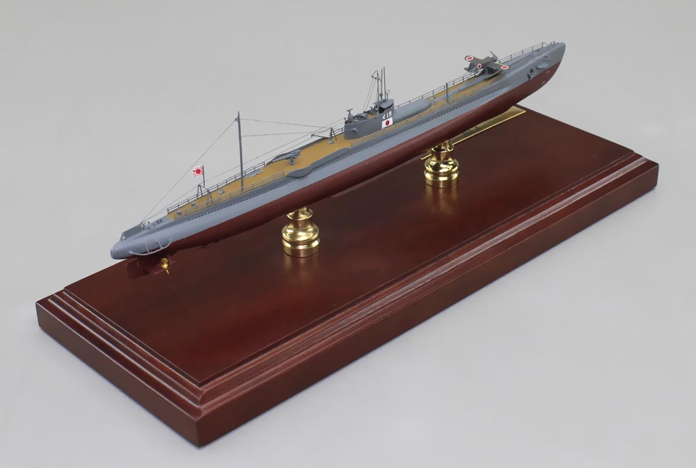 伊号第十九潜水艦（イ19）精密模型完成品塗装済、1/350イ19,1/200イ-19,1/144イ19,1/100イ-19,木製ハンドメイド、ウッドマンクラブ