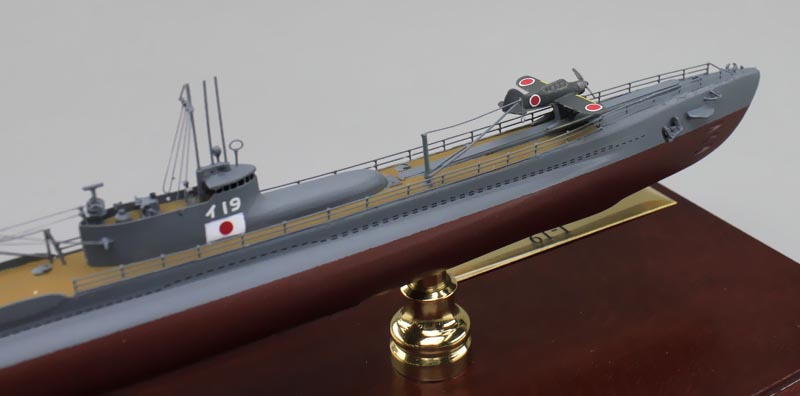 伊号第十九潜水艦（イ19）精密模型完成品塗装済、1/350イ19,1/200イ-19,1/144イ19,1/100イ-19,木製ハンドメイド、ウッドマンクラブ