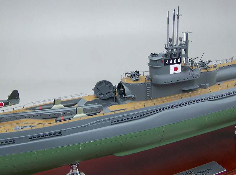 伊号第400潜水艦精密模型完成品塗装済、1/350イ400,1/200イ-400,1/144イ400,1/100イ-400,木製ハンドメイド、ウッドマンクラブ