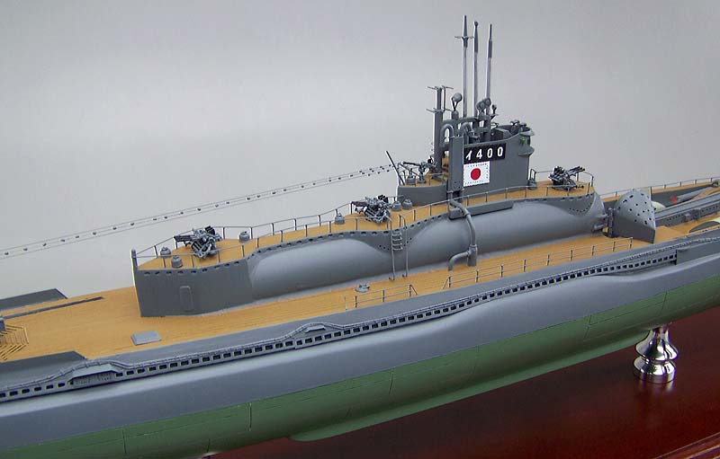 伊号第400潜水艦精密模型完成品塗装済、1/350イ400,1/200イ-400,1/144イ400,1/100イ-400,木製ハンドメイド、ウッドマンクラブ