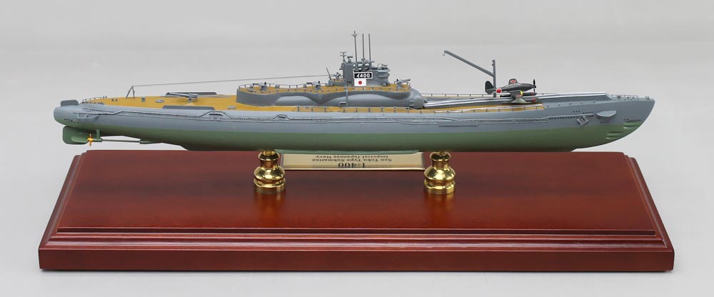 伊号第400潜水艦精密模型完成品塗装済、1/350イ400,1/200イ-400,1/144イ400,1/100イ-400,木製ハンドメイド、ウッドマンクラブ