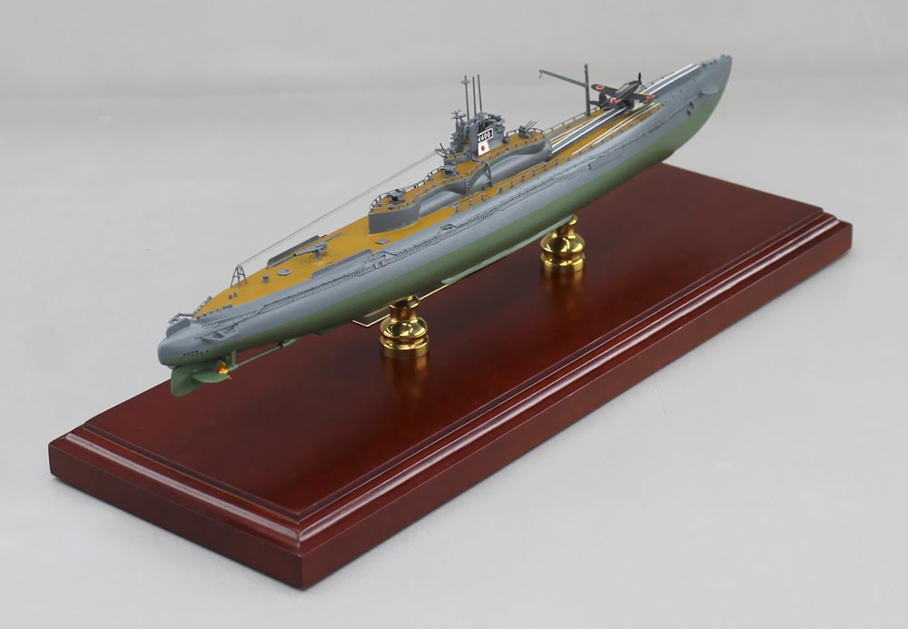 伊号第400潜水艦精密模型完成品塗装済、1/350イ400,1/200イ-400,1/144イ400,1/100イ-400,木製ハンドメイド、ウッドマンクラブ