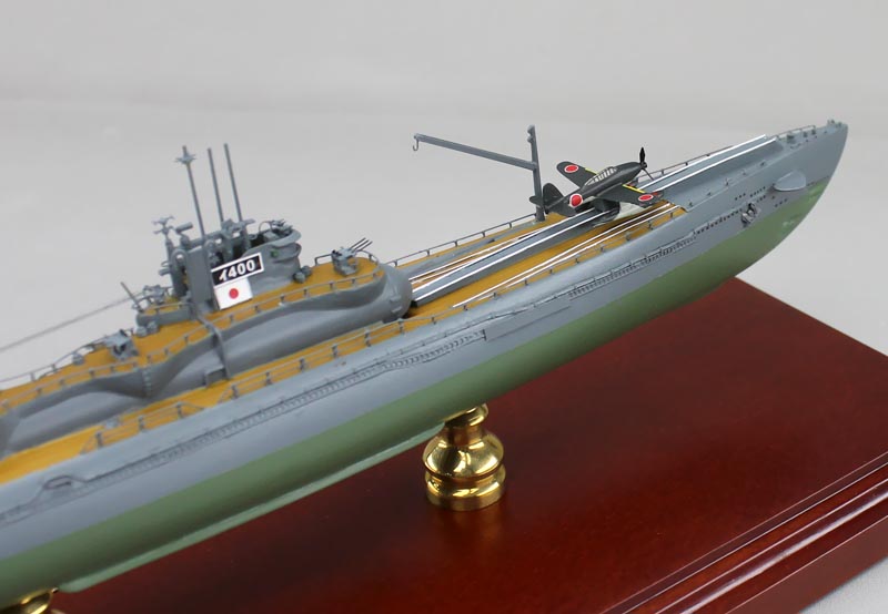 伊号第400潜水艦精密模型完成品塗装済、1/350イ400,1/200イ-400,1/144イ400,1/100イ-400,木製ハンドメイド、ウッドマンクラブ