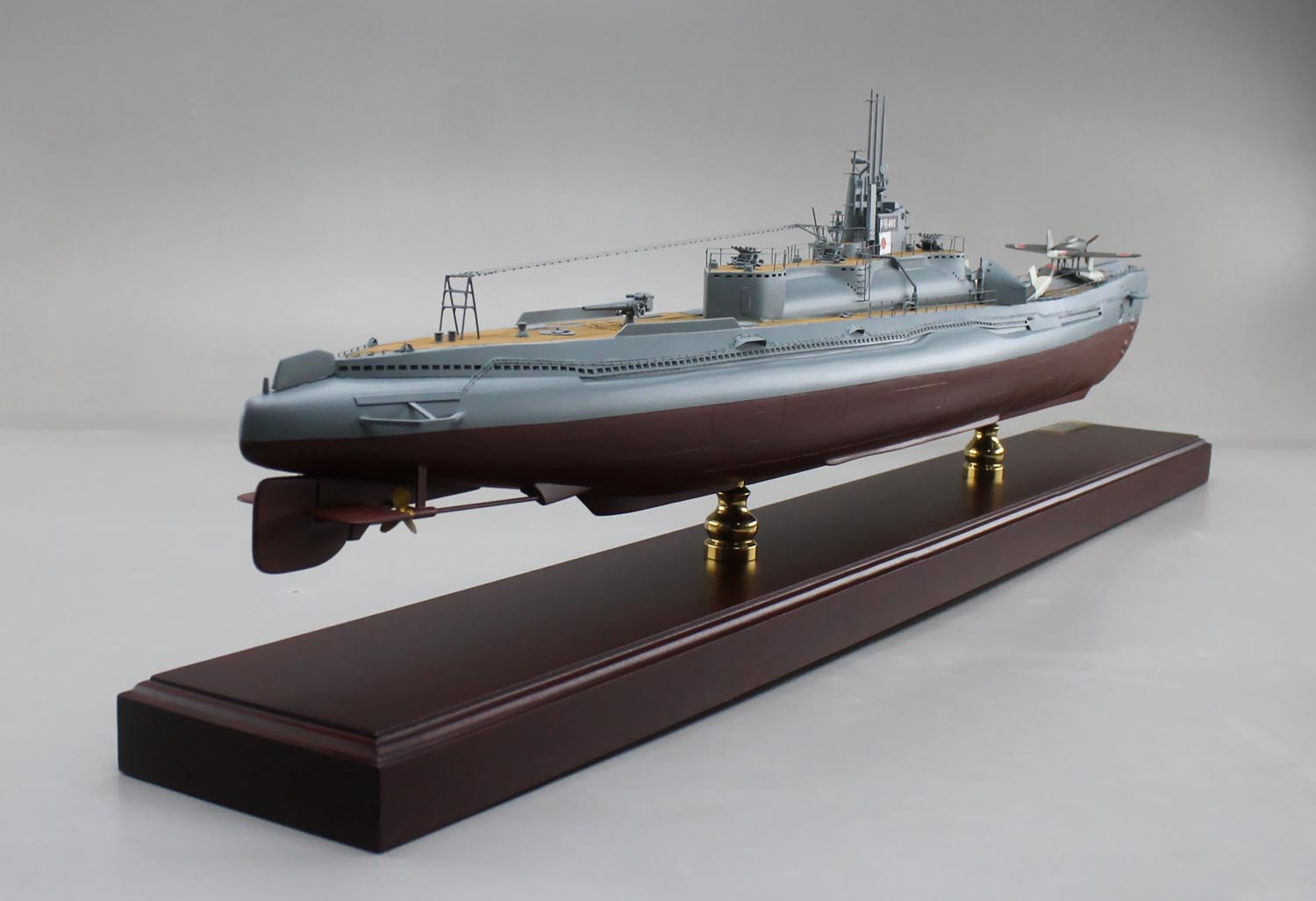 伊号第401潜水艦精密模型完成品塗装済、1/350イ401,1/200イ-401,1/144イ401,1/100イ-401,木製ハンドメイド、ウッドマンクラブ