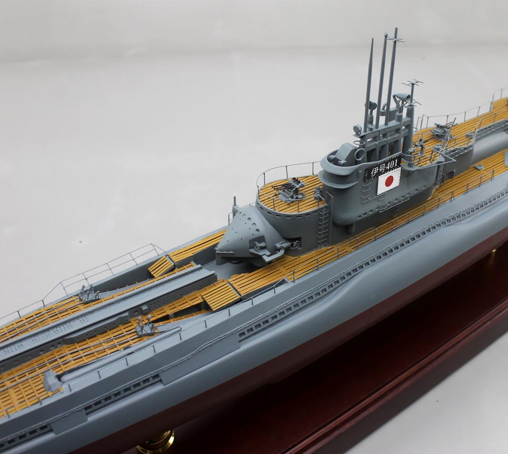 伊号第401潜水艦精密模型完成品塗装済、1/350イ401,1/200イ-401,1/144イ401,1/100イ-401,木製ハンドメイド、ウッドマンクラブ