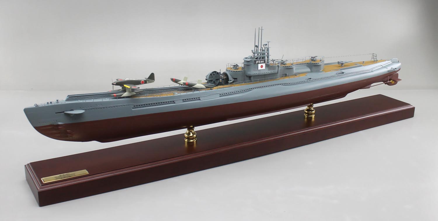 伊号第401潜水艦精密模型完成品塗装済、1/350イ401,1/200イ-401,1/144イ401,1/100イ-401,木製ハンドメイド、ウッドマンクラブ