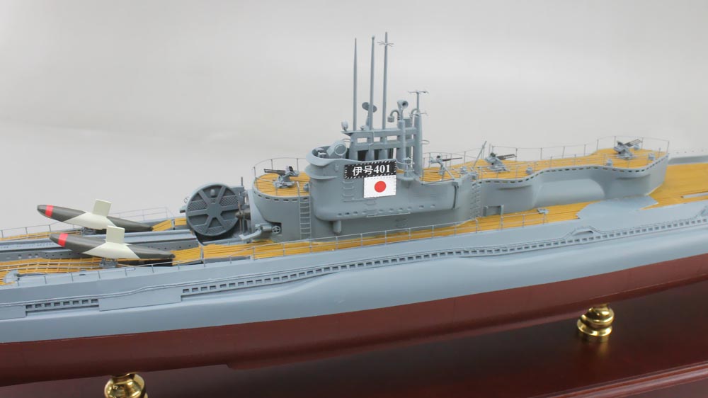 伊号第401潜水艦精密模型完成品塗装済、1/350イ401,1/200イ-401,1/144イ401,1/100イ-401,木製ハンドメイド、ウッドマンクラブ