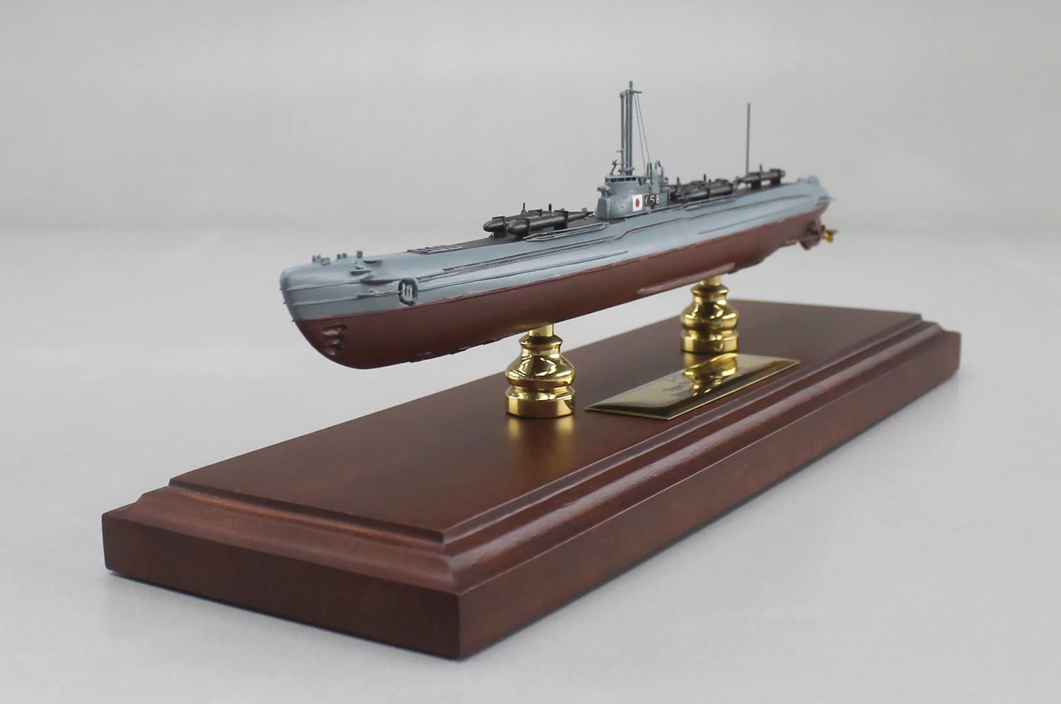 伊号第五八潜水艦精密模型完成品塗装済、1/350イ58,1/200イ-58,1/144イ58,1/100イ-58,木製ハンドメイド、ウッドマンクラブ