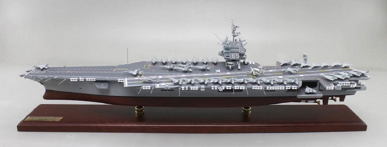 1/350米国原子力空母 CVN-65 ENTERPRISE 1/350 エンタープライズ超精密模型完成品、木製ハンドメイド、空母CVN-65エンタープライズ精密艦船模型完成品台座付の製作と通販専門店 ウッドマンクラブ