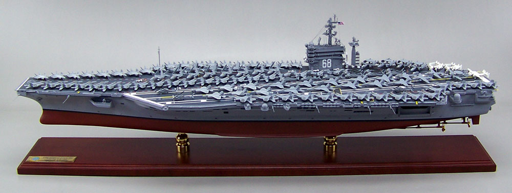 米国空母ニミッツCVN-68精密模型完成品塗装済、1/350,1/200,1/144,1/100,木製ハンドメイド艦船模型 ウッドマンクラブ