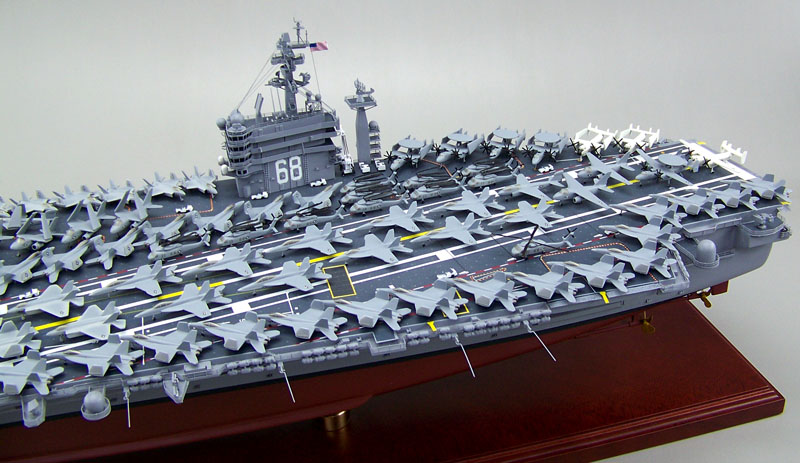 米国空母ニミッツCVN-68精密模型完成品塗装済、1/350,1/200,1/144,1/100,木製ハンドメイド艦船模型 ウッドマンクラブ