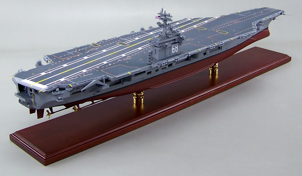 米国空母ニミッツCVN-68精密模型完成品塗装済、1/350,1/200,1/144,1/100,木製ハンドメイド艦船模型 ウッドマンクラブ