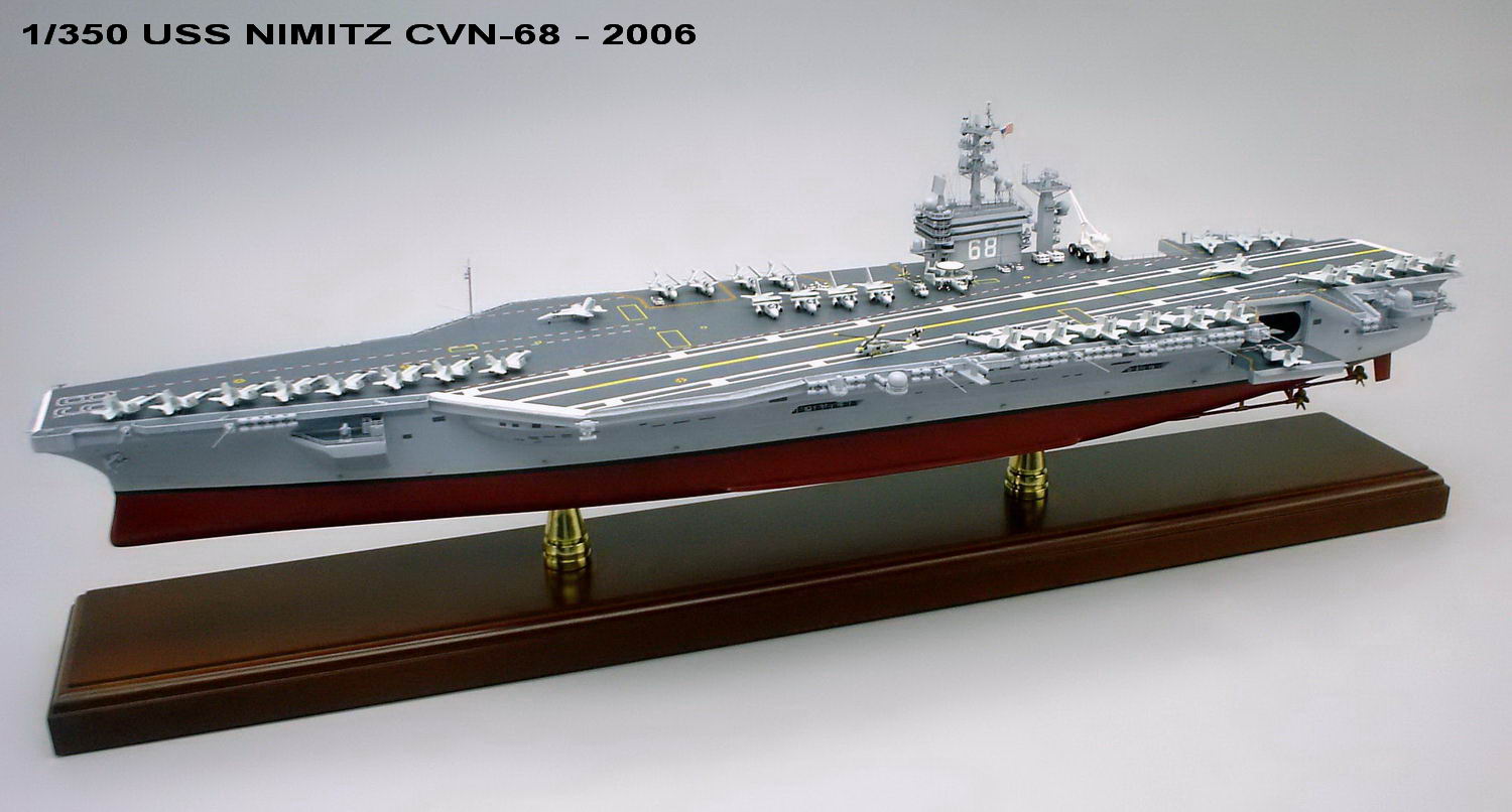 米国空母ニミッツCVN-68精密模型完成品塗装済、1/350,1/200,1/144,1/100,木製ハンドメイド艦船模型 ウッドマンクラブ