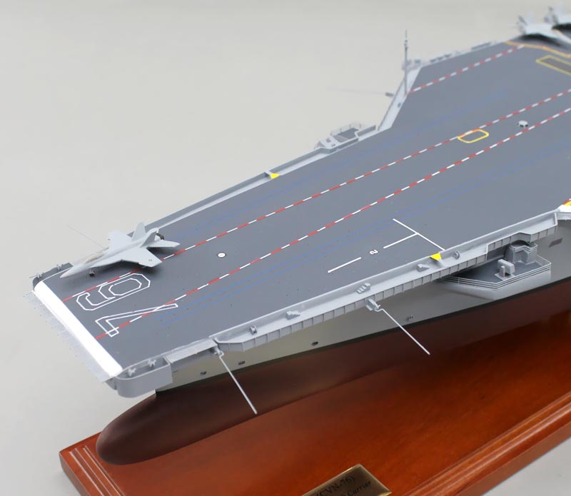 1/350米海軍原子力空母CVN-76ロナルド・レーガン超精密模型完成品、木製ハンドメイド、空母CVN-76ロナルド・レーガン精密艦船模型完成品台座付の製作と通販専門店 ウッドマンクラブ