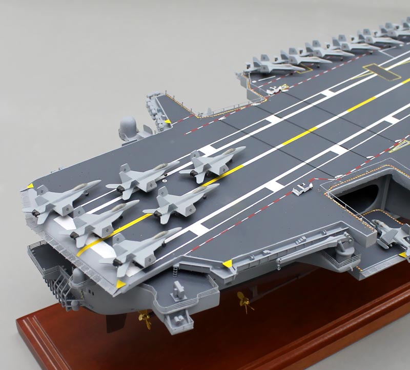 1/350米海軍原子力空母CVN-76ロナルド・レーガン超精密模型完成品、木製ハンドメイド、空母CVN-76ロナルド・レーガン精密艦船模型完成品台座付の製作と通販専門店 ウッドマンクラブ