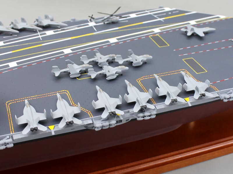 1/350米海軍原子力空母CVN-76ロナルド・レーガン超精密模型完成品、木製ハンドメイド、空母CVN-76ロナルド・レーガン精密艦船模型完成品台座付の製作と通販専門店 ウッドマンクラブ